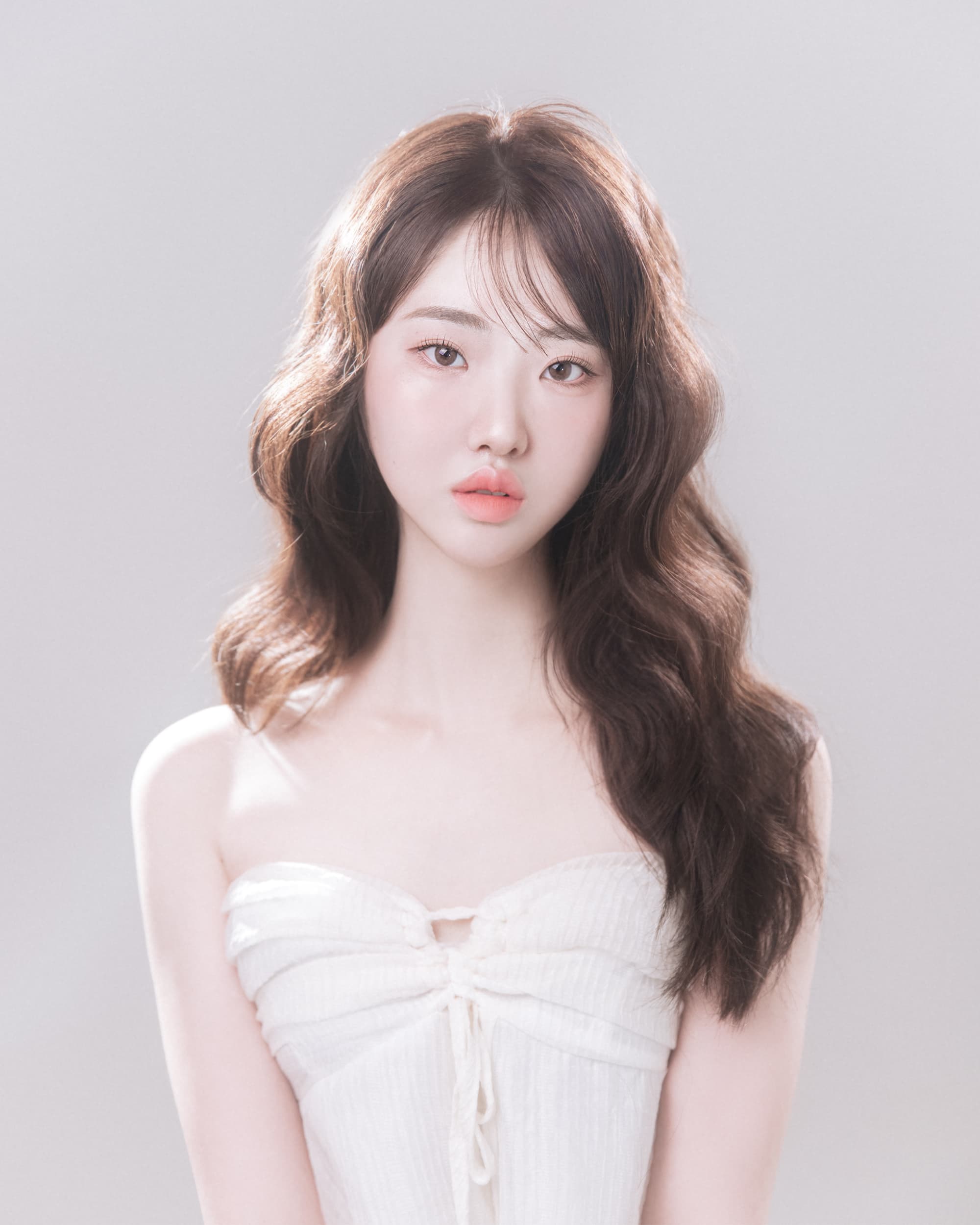 물결펌 / 밀크브라운